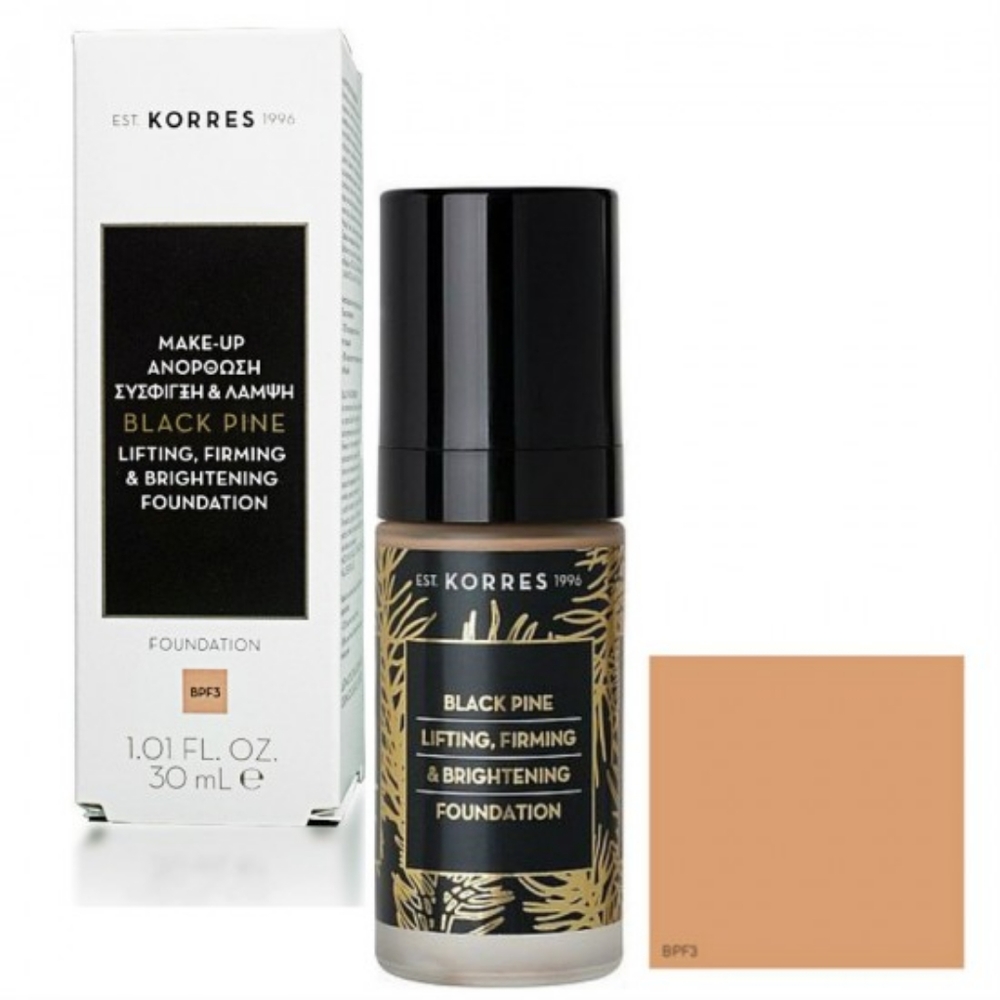 Korres Black Pine Lifting, Firming & Brightening Foundation 30 ml / 1.01 Fl Oz